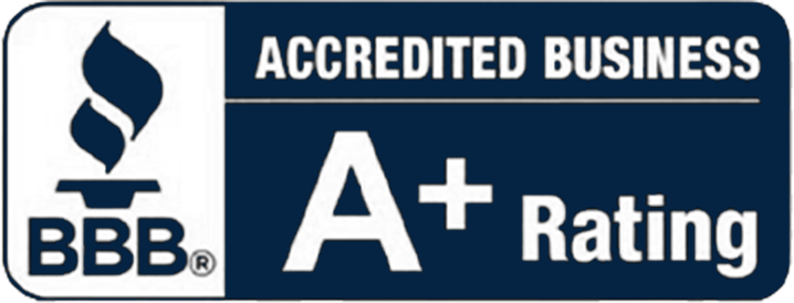 BBB Accredited Business, A+ Rating