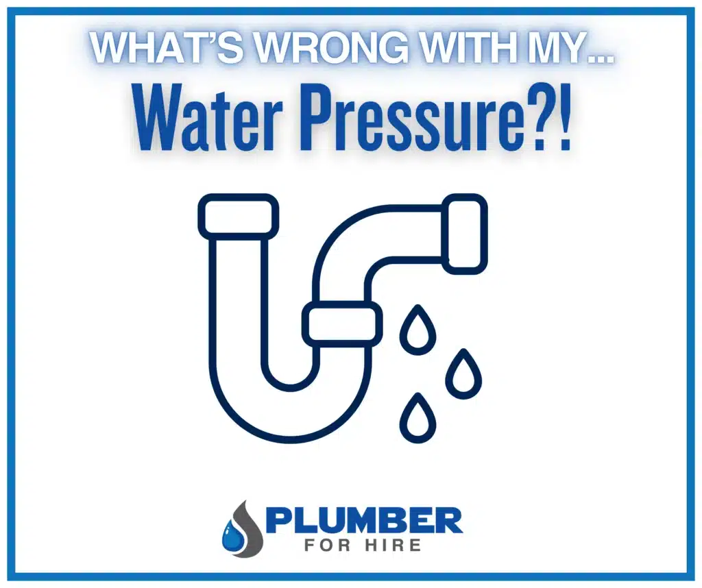 Plumber diagnosing residential water pressure problems