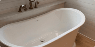 Plumbing installation for a residential remodeling project