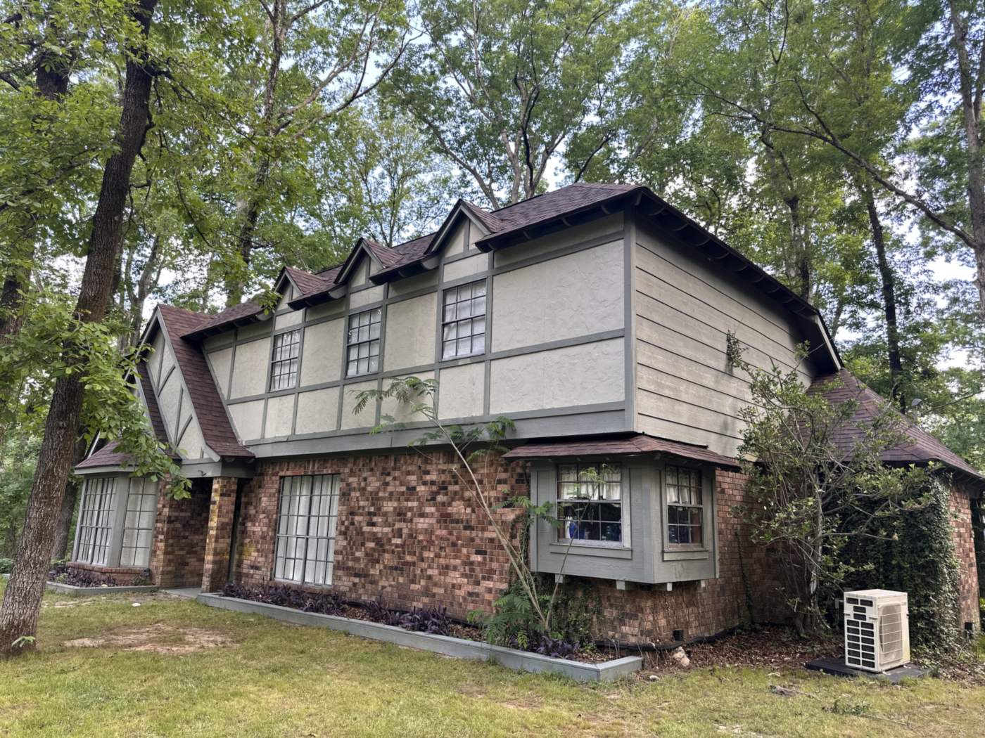 New shingle roof on a two-story Shreveport home
