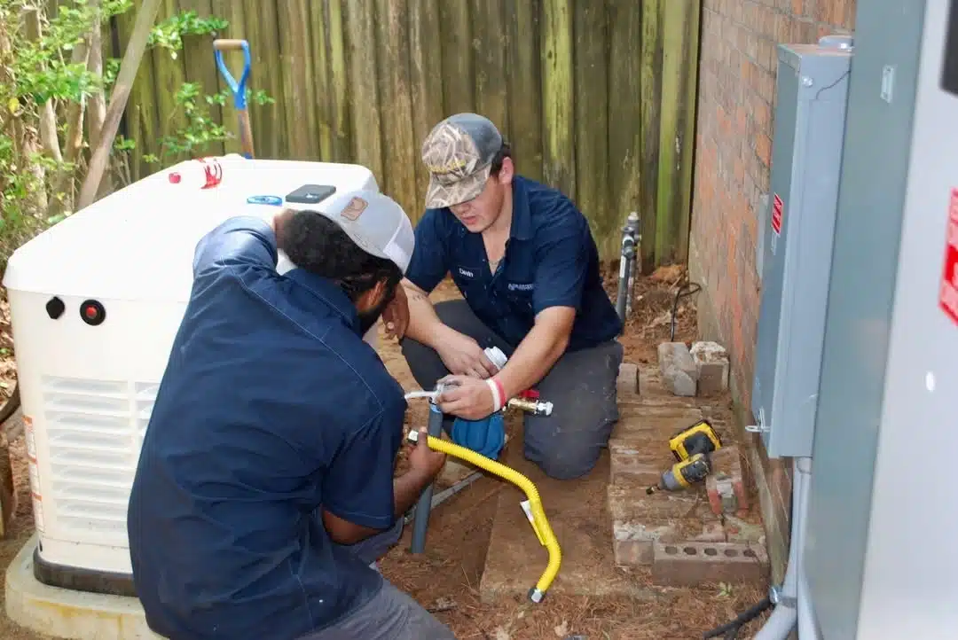 Professional gas plumbing service for a residential property